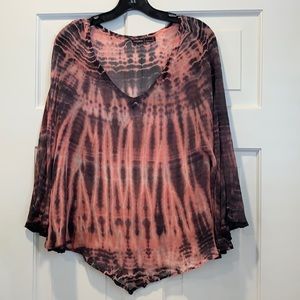 Gypsy 05 100% Silk Tie Dye Tunic